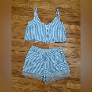 Victoria’s Secret striped pajamas set size medium